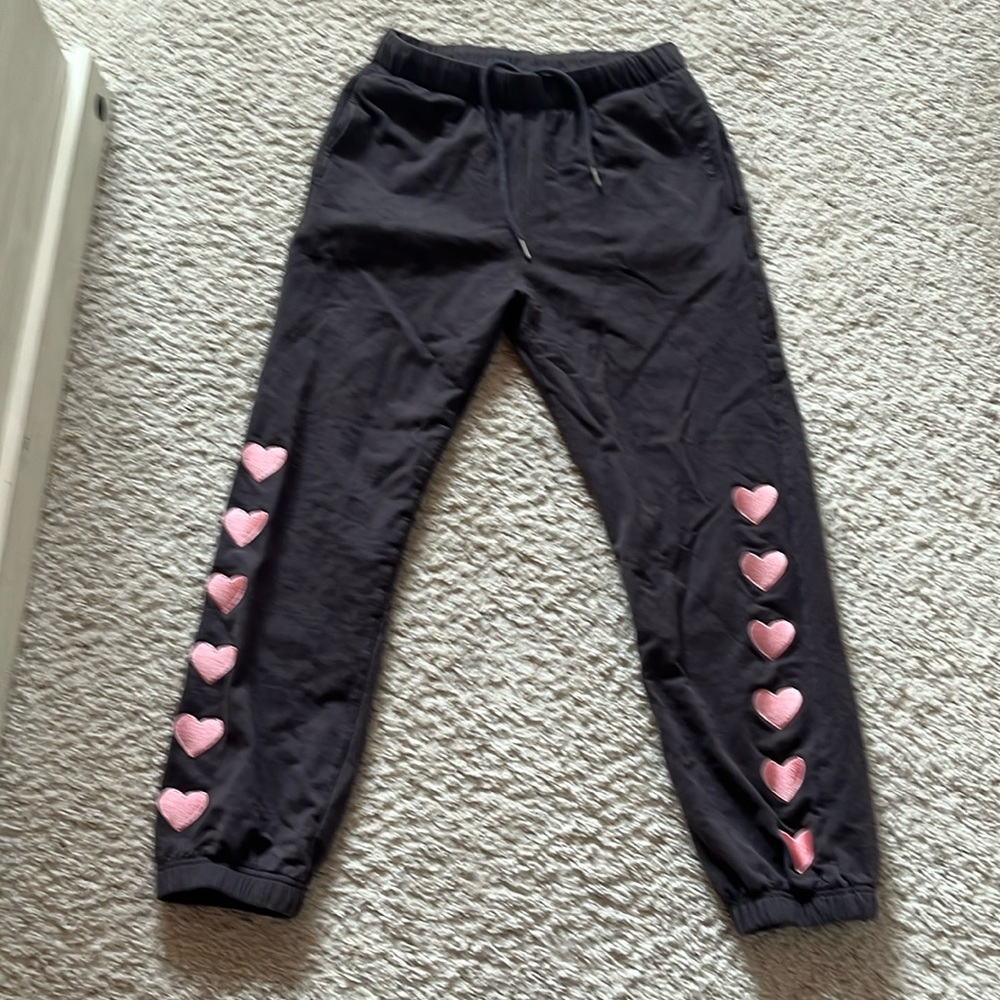 DANDY WORLD WIDE HEARTS ON MY SLEEVE JOGGER SWEATPANTS